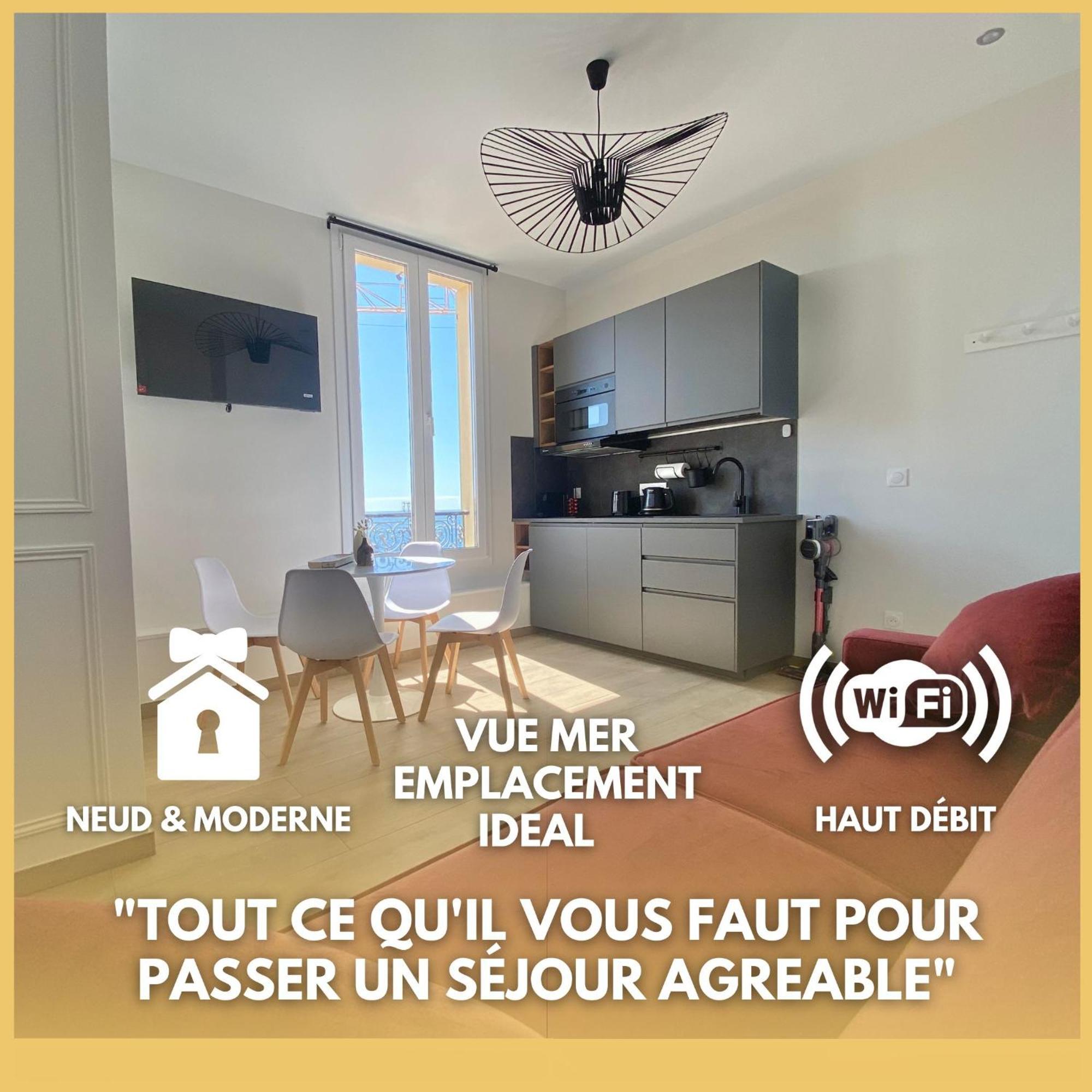 Appartement Moderne Climatise Monaco Vue Mer Cap-d'Ail Exterior photo