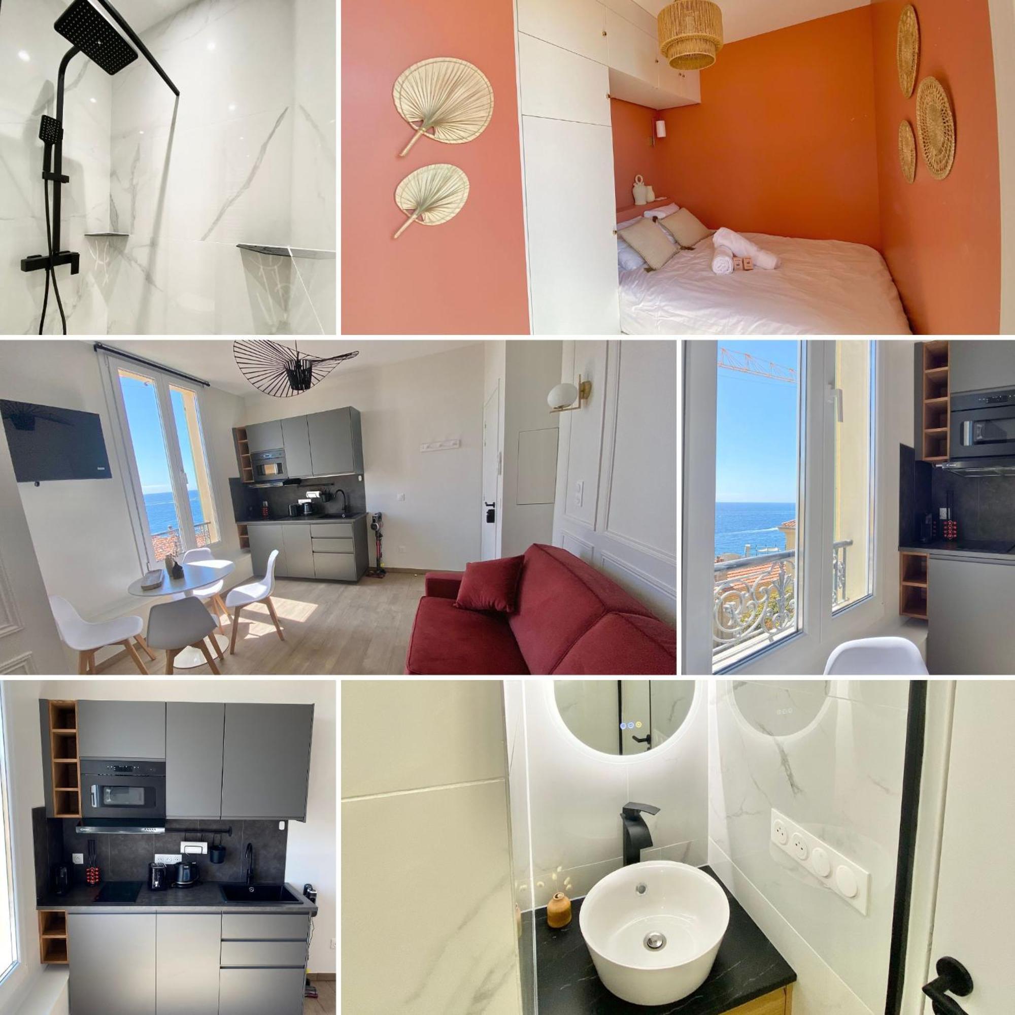 Appartement Moderne Climatise Monaco Vue Mer Cap-d'Ail Exterior photo