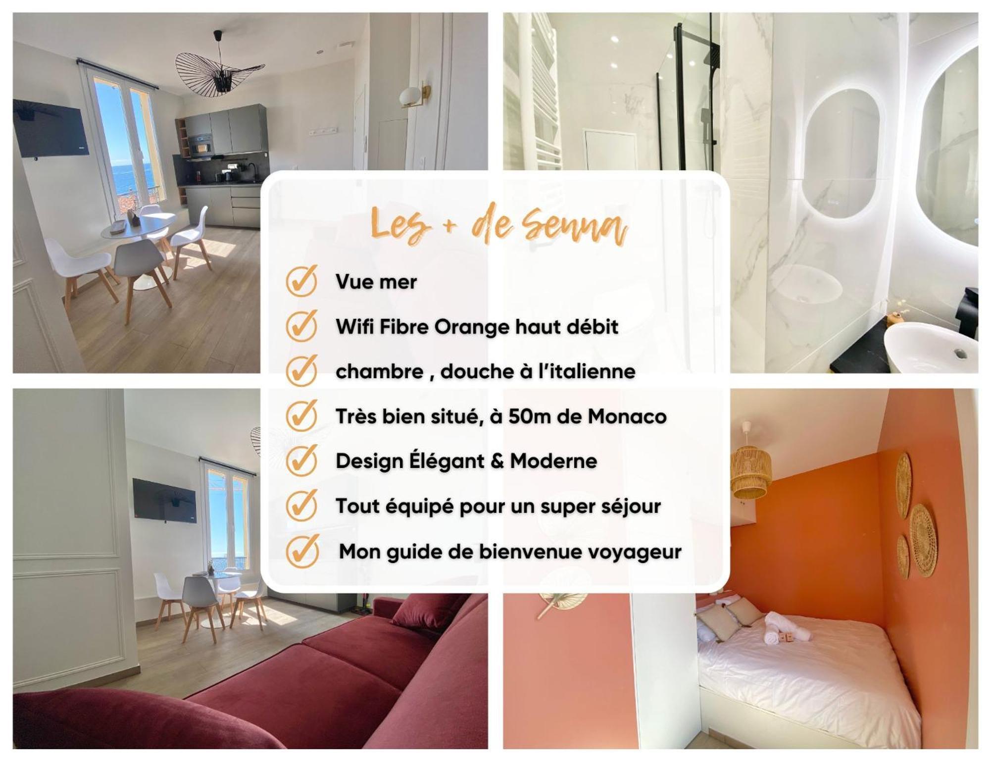 Appartement Moderne Climatise Monaco Vue Mer Cap-d'Ail Exterior photo