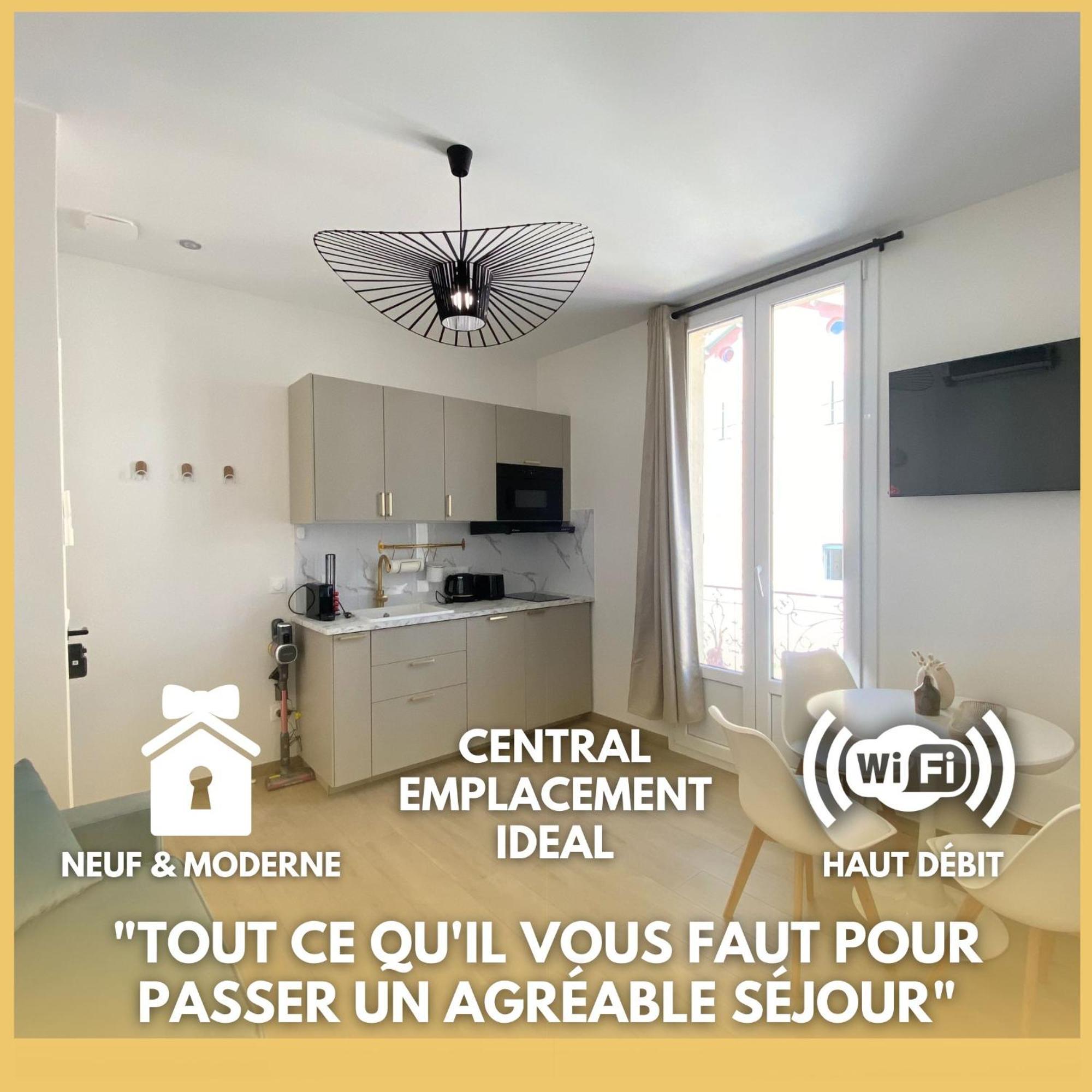 Appartement Moderne Climatise Monaco Vue Mer Cap-d'Ail Exterior photo