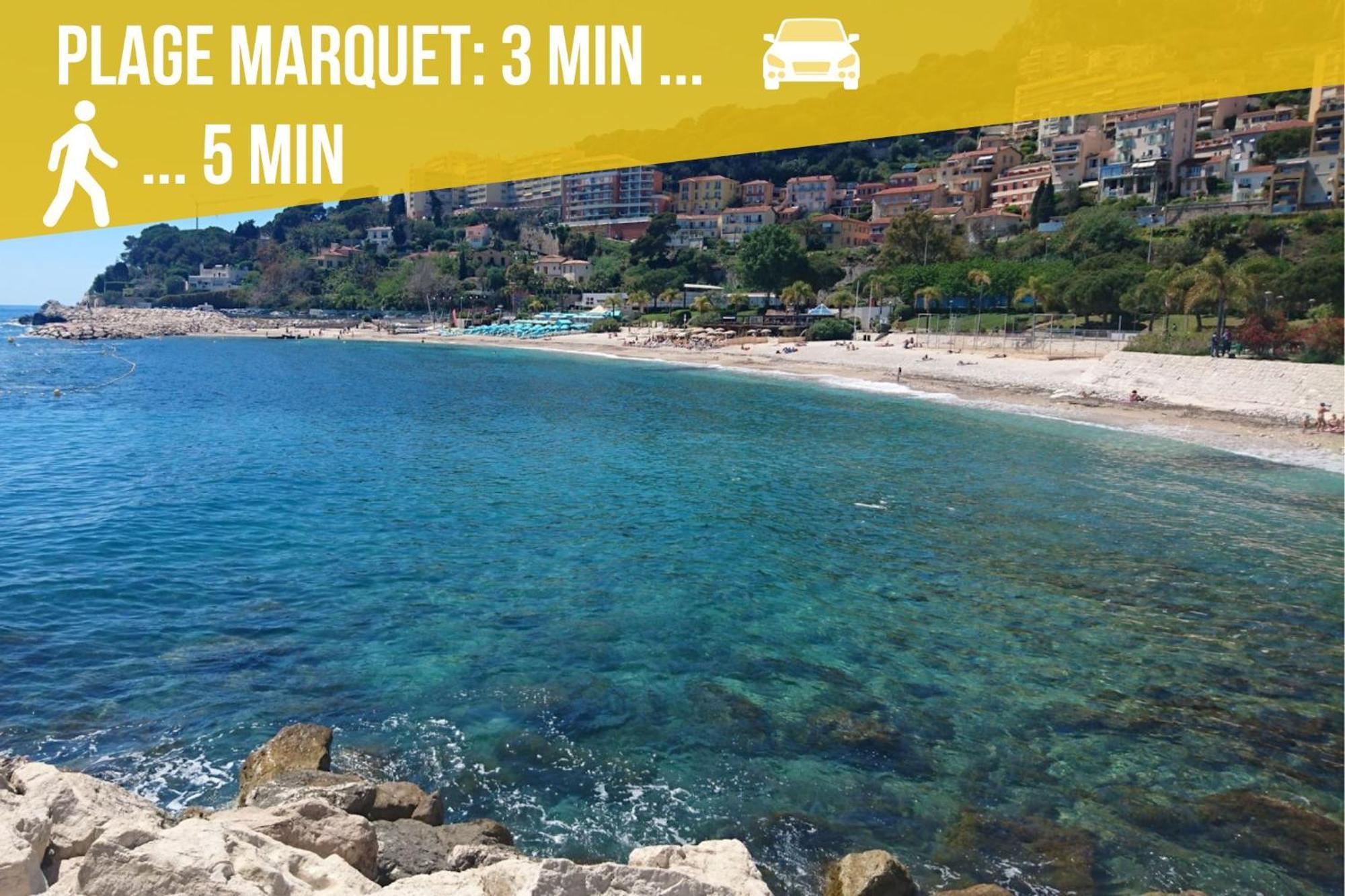 Appartement Moderne Climatise Monaco Vue Mer Cap-d'Ail Exterior photo